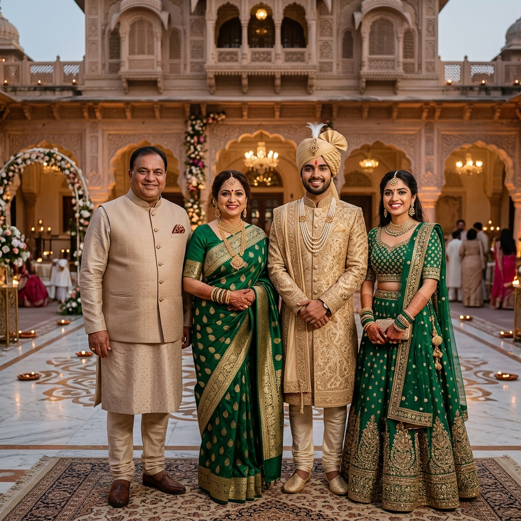 Groom's Family Portrait